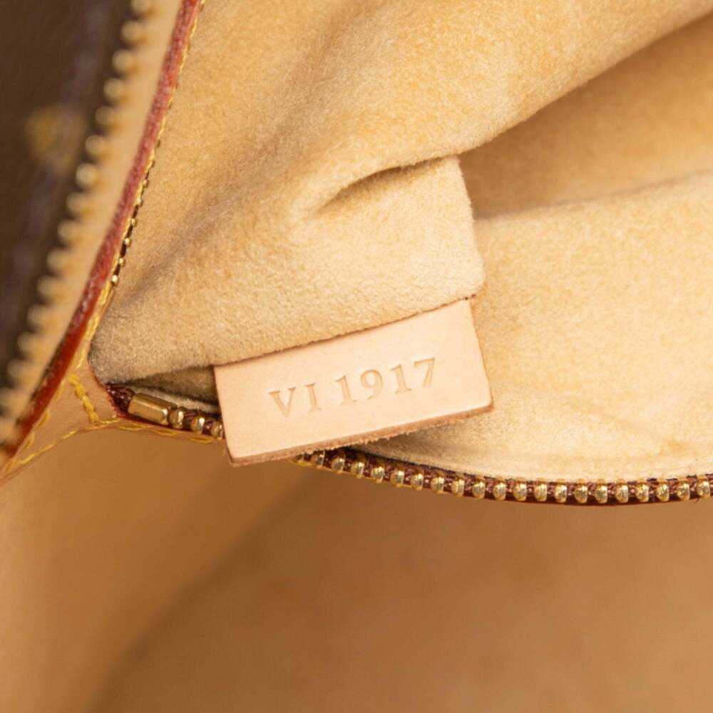 LOUIS VUITTON Brown Monogram Leather Tote Bag - Picture 6 of 6
